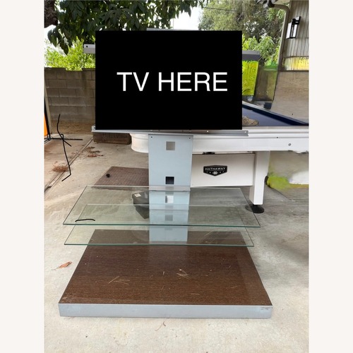 Used Light Gray TV Stand for sale on AptDeco