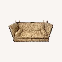 George Smith Tiplady Knole Sofa in Linen Fabric