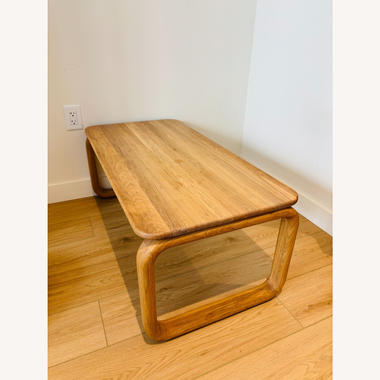 Handmade Oak Coffee Table - image-1