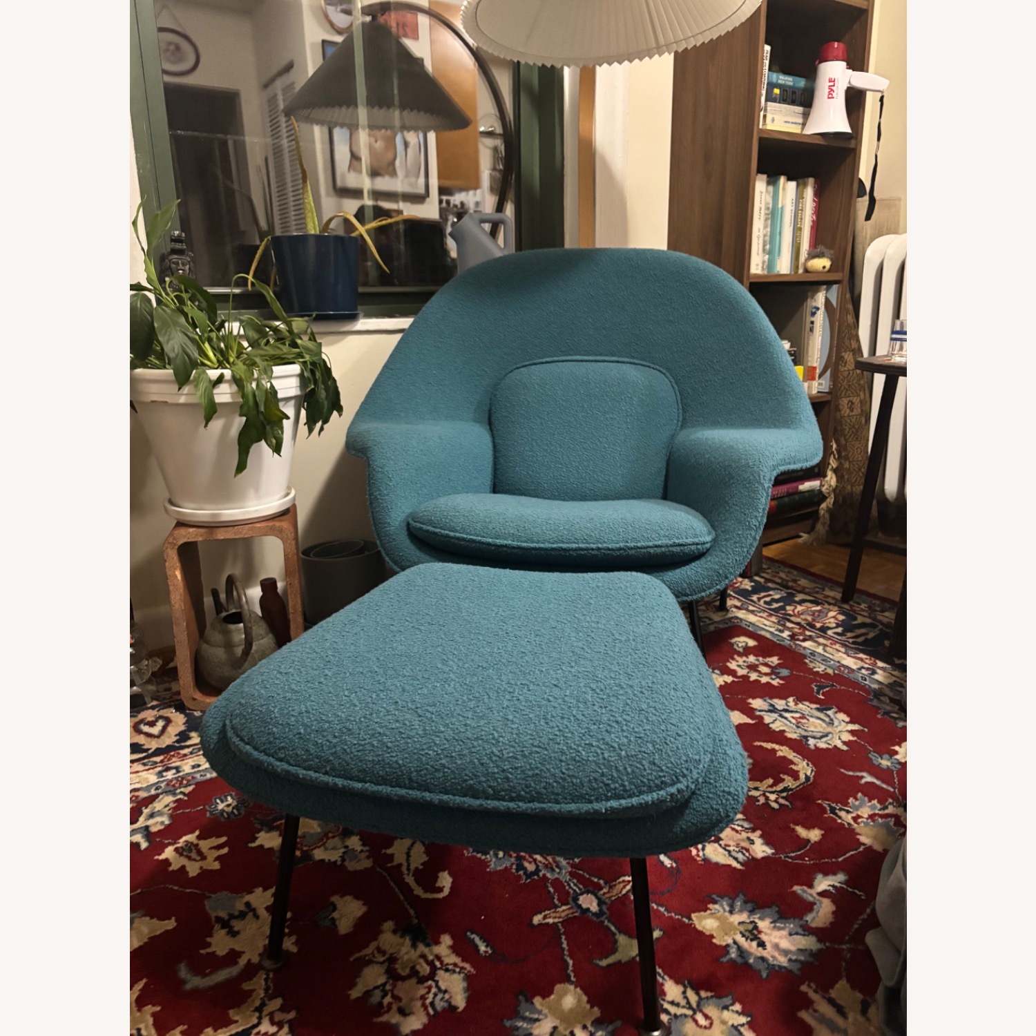 Knoll Medium Sized Womb Chair and Ottoman  - image-2