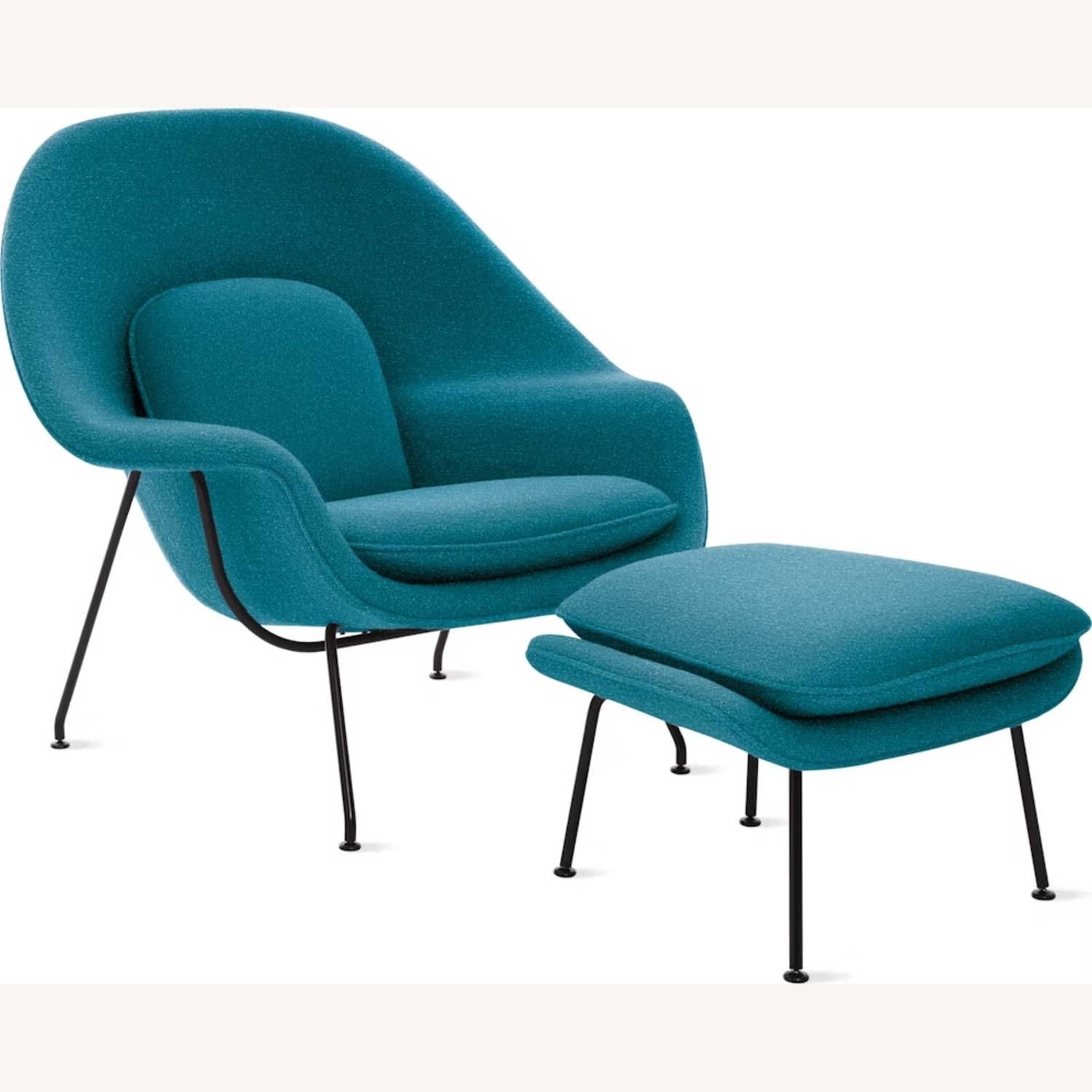 Knoll Medium Sized Womb Chair and Ottoman  - image-4