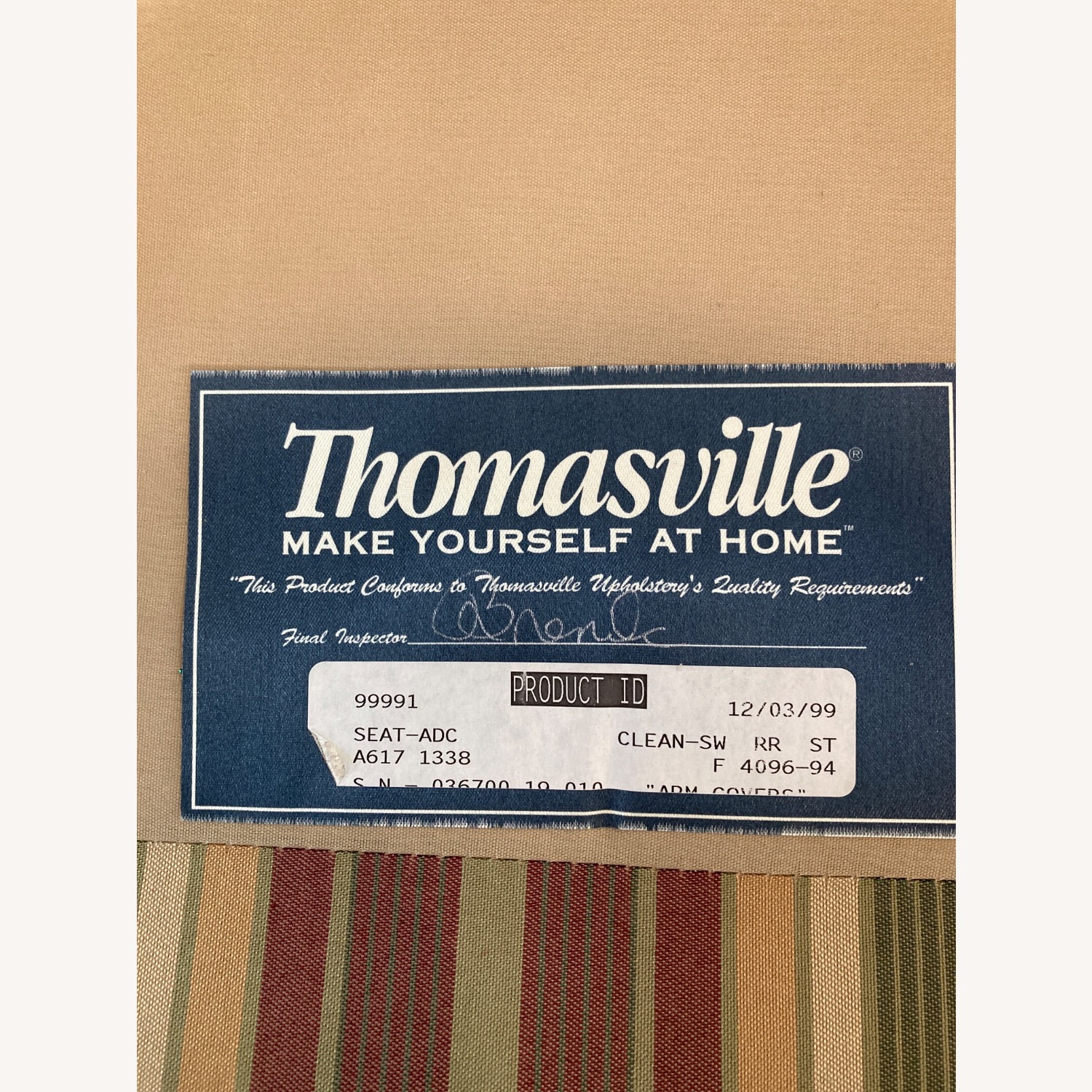 Thomasville Furniture Industries Fabric Armchair - image-4