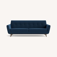 Joybird Hughes Blue Fabric 3+ Seater Sofa