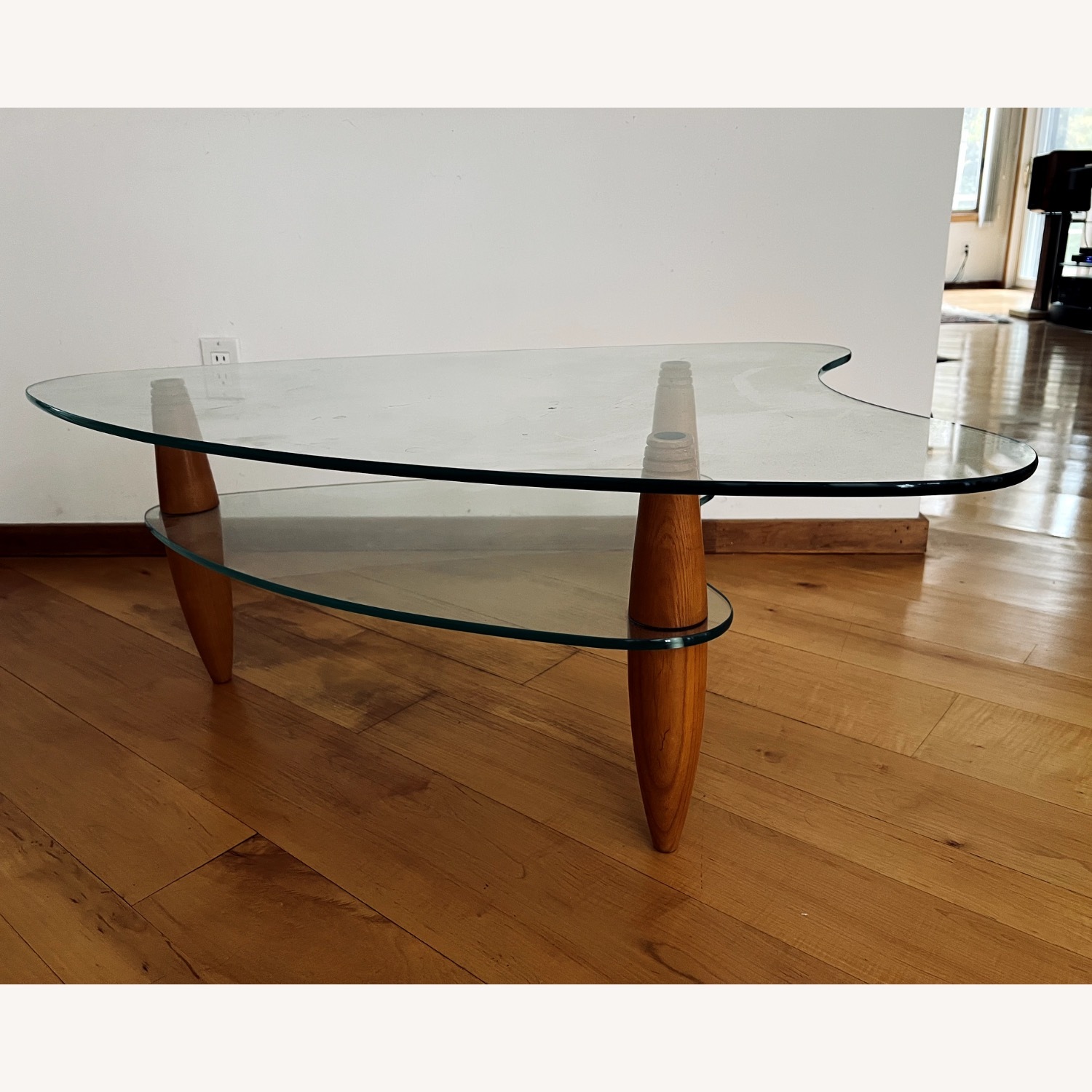 Vintage/Antique Transparent Coffee Table - image-1