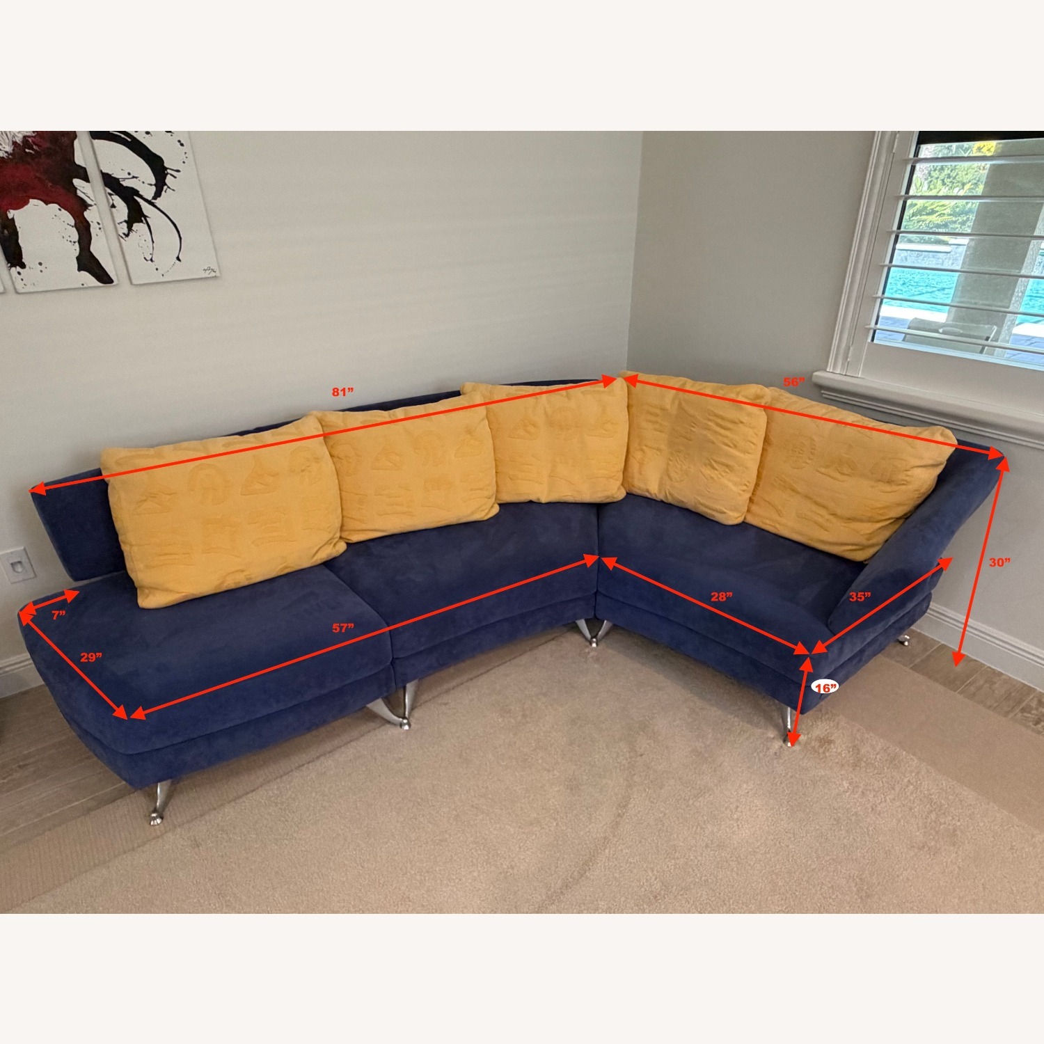Rolf Benz Model 222 Convertible Sectional - image-6