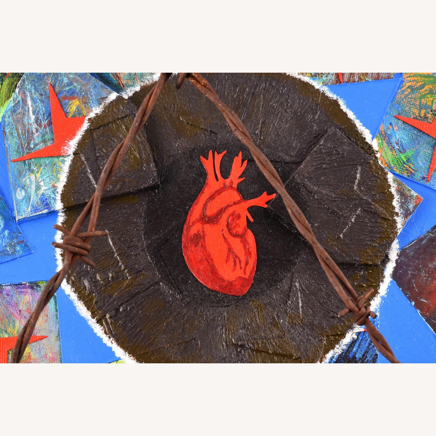 Abstract Heart Under Pressure Art  - image-3