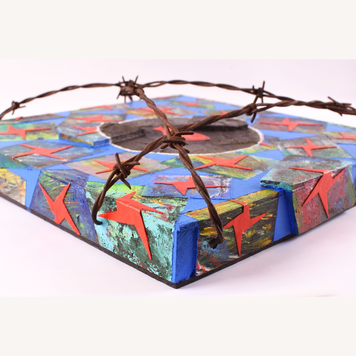 Abstract Heart Under Pressure Art  - image-2