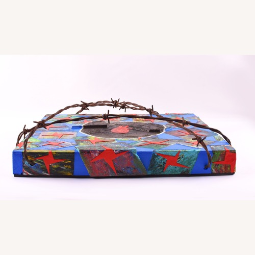 Used Abstract Heart Under Pressure Art  for sale on AptDeco