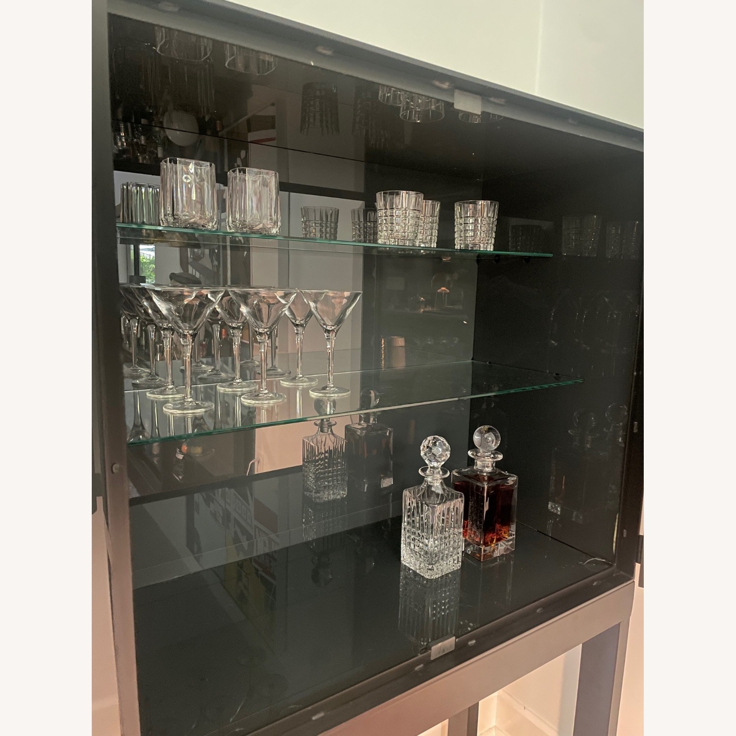 1Stdibs Artisan Bar Cabinet w Ceramic Clad Doors - image-5