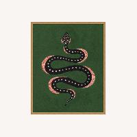 Willa Hearts Serpent Framend Print