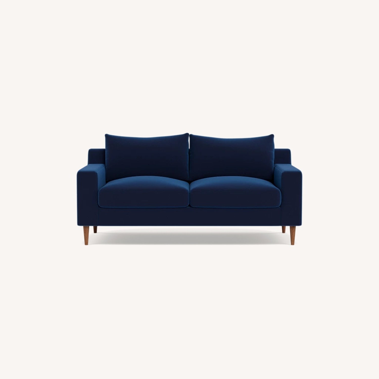 Interior Define Sloan Blue Velvet 2 Seater Sofa - image-8