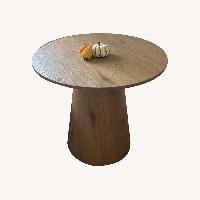 Natural Wood Veneer Dining Table