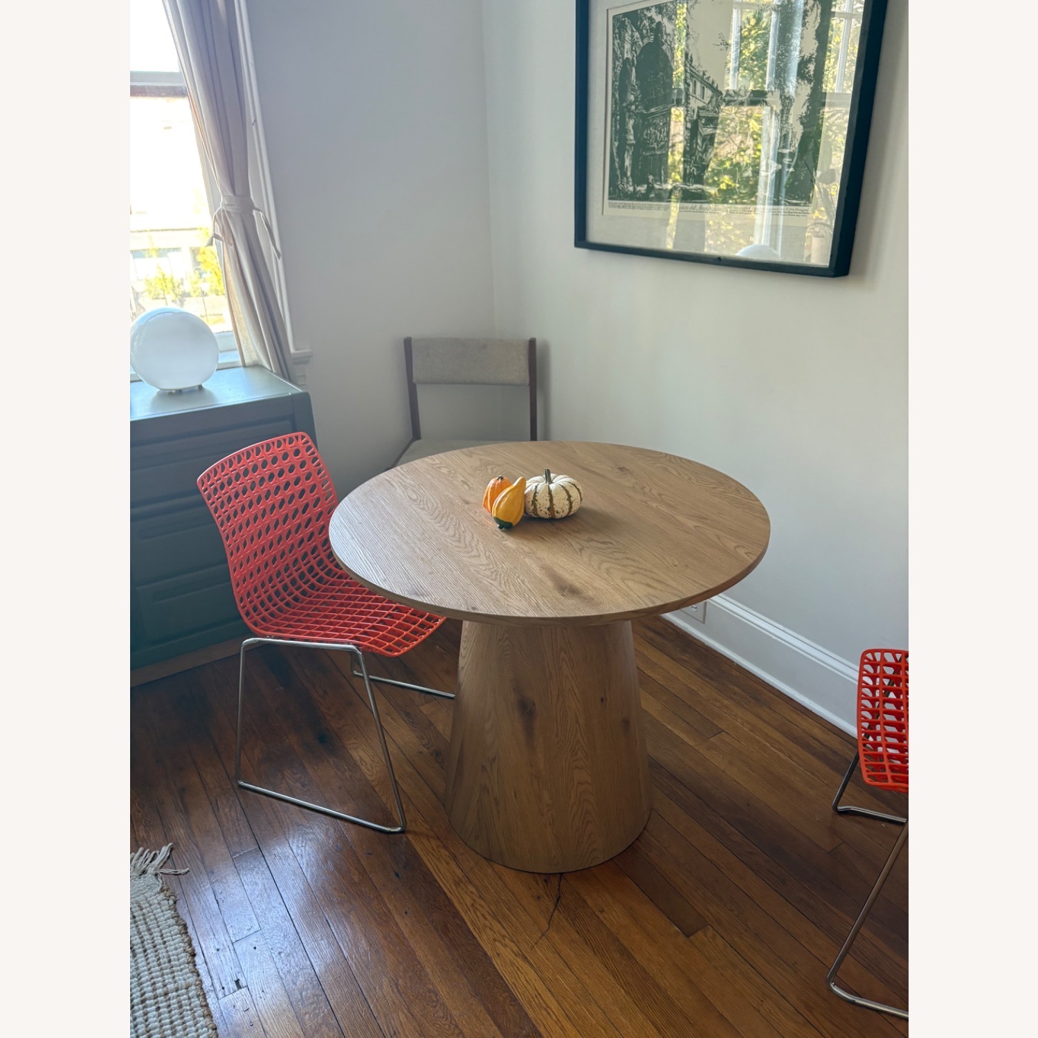 Natural Wood Veneer Dining Table - image-4