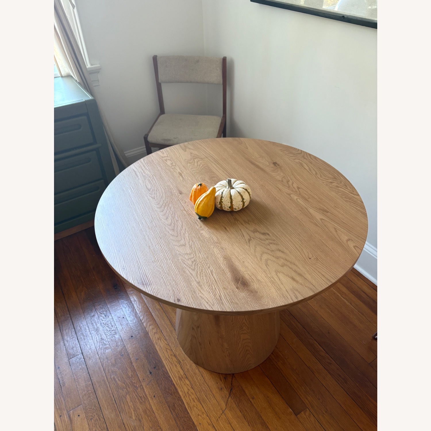 Natural Wood Veneer Dining Table - image-2