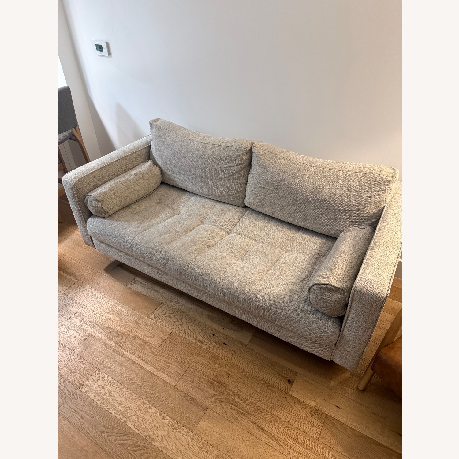 Article Sven Light Gray Fabric Loveseat - image-2