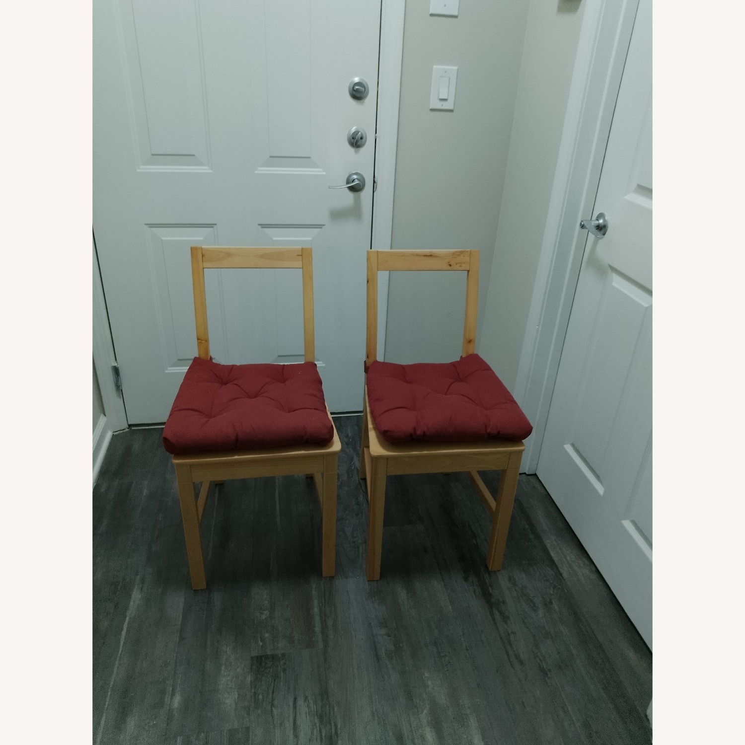 White Wood Dining Chair - image-2