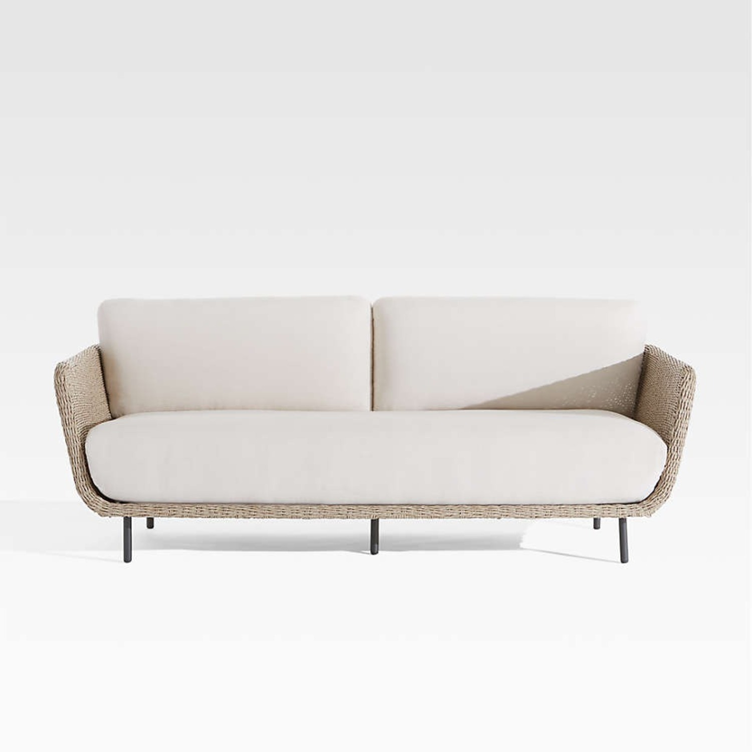 Crate & Barrel Grotta 74" Natural Futon - image-1