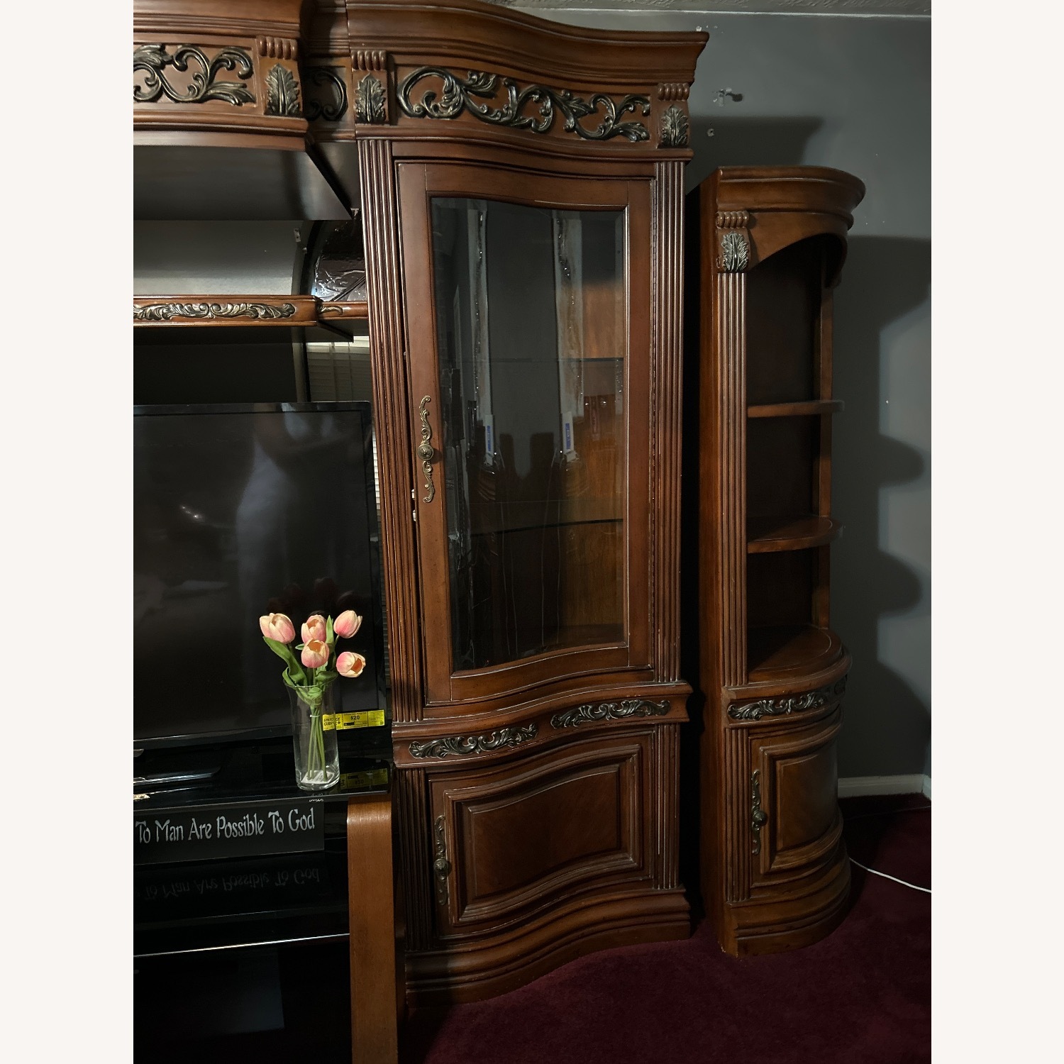 Large Entertainment Center - image-3