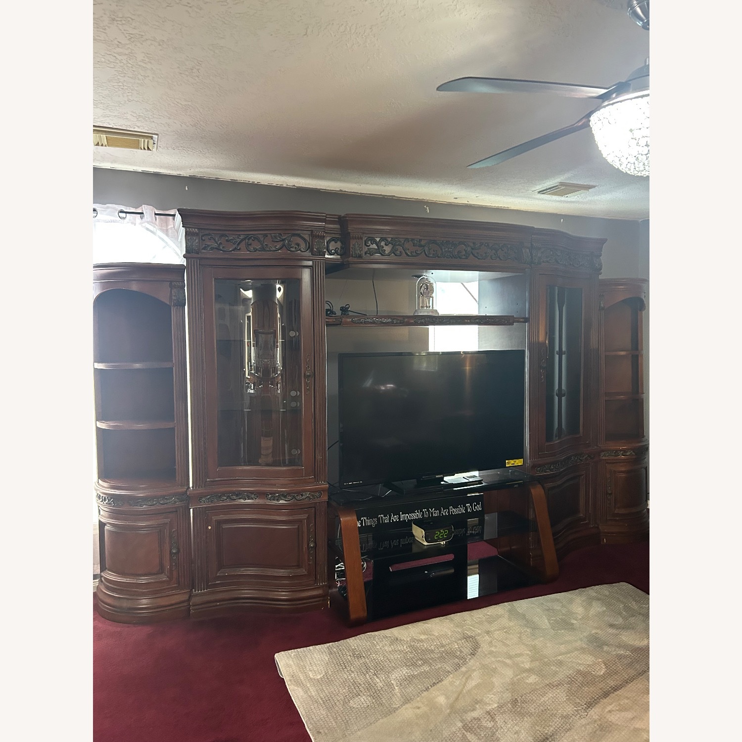 Large Entertainment Center - image-1