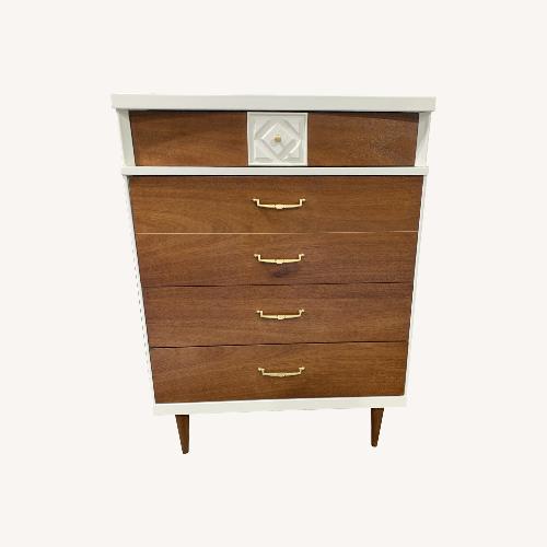 Used Bassett White Wood Dresser for sale on AptDeco