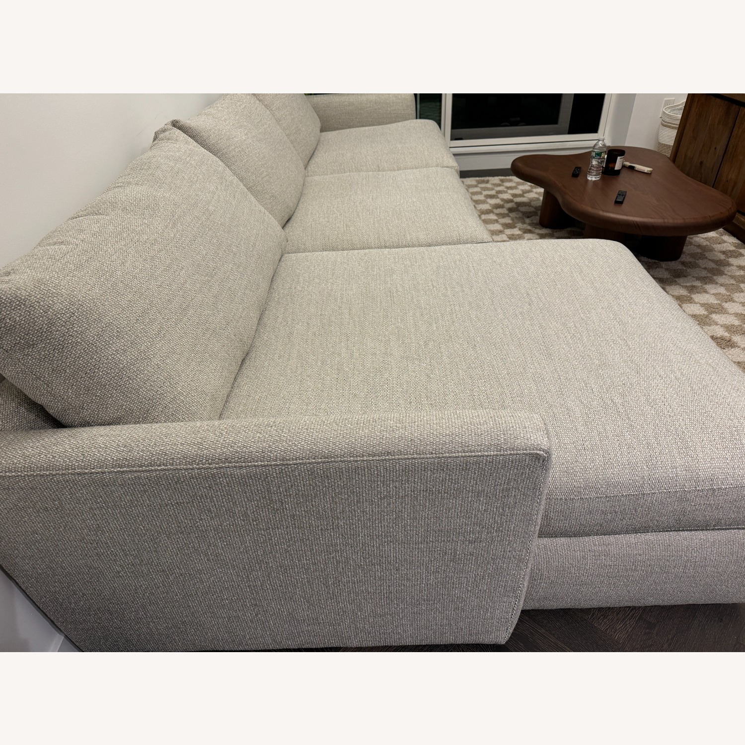 Crate & Barrel Lounge Deep 2-Piece Sectional with Chaise - image-3