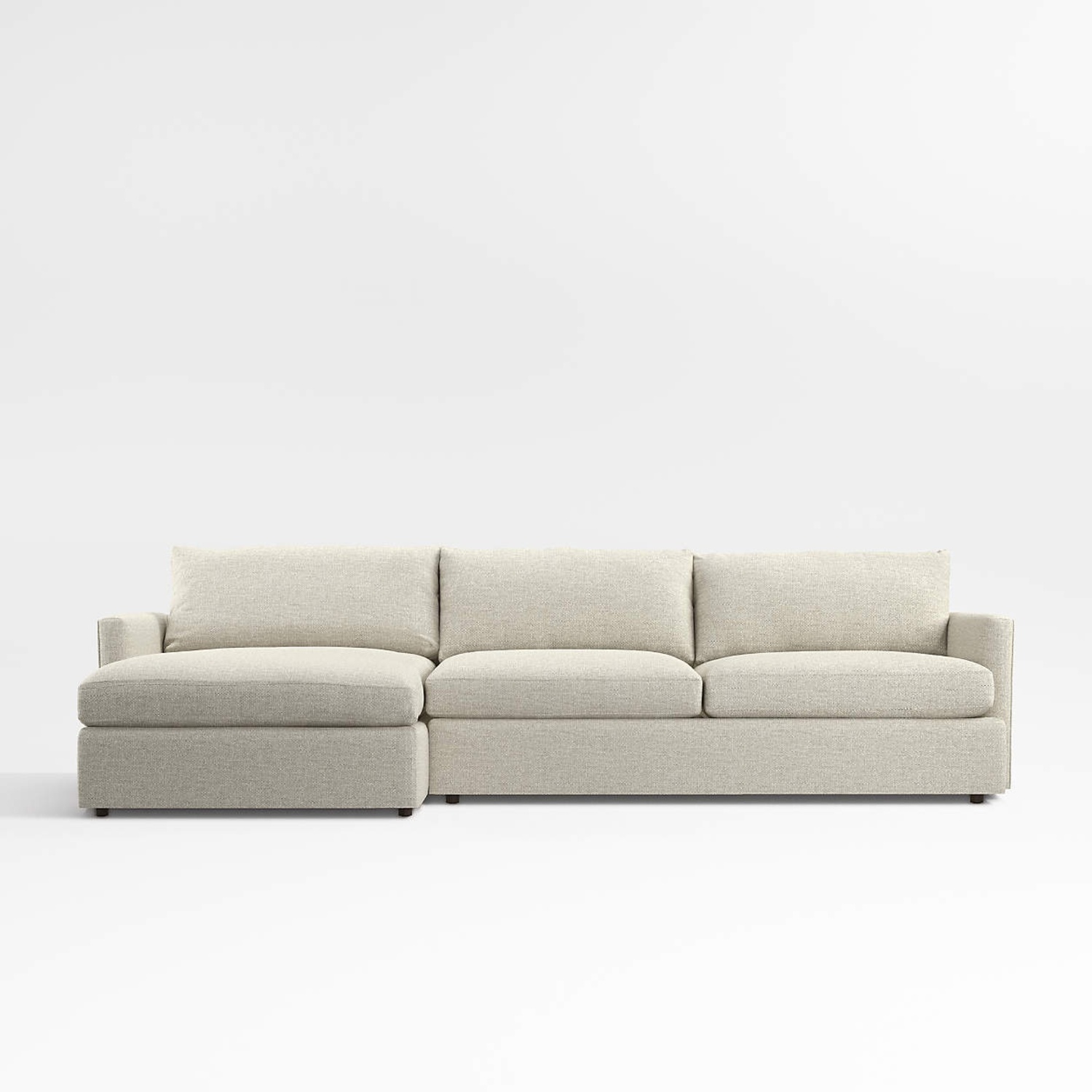Crate & Barrel Lounge Deep 2-Piece Sectional with Chaise - image-6