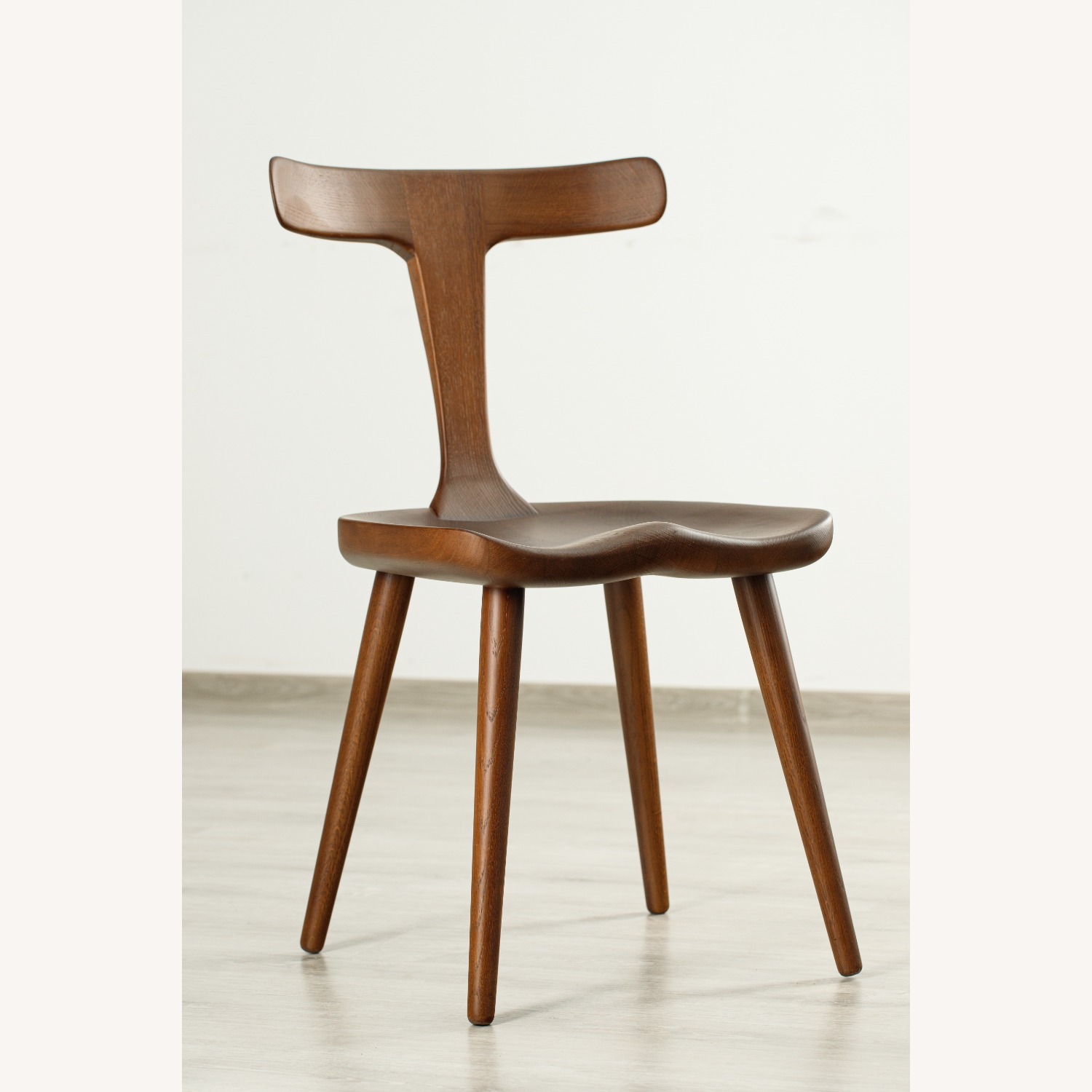 Anvil Dark Brown Wood Dining Chair - image-2