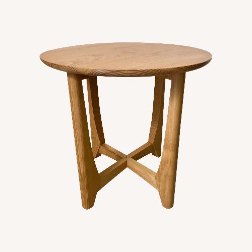 Used Black Locust Modern Side Table — By Tayyib Goods for sale on AptDeco