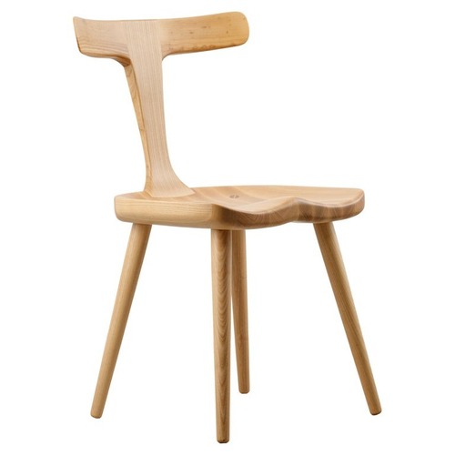 Used Natural Solid Wood Dining Chair for sale on AptDeco