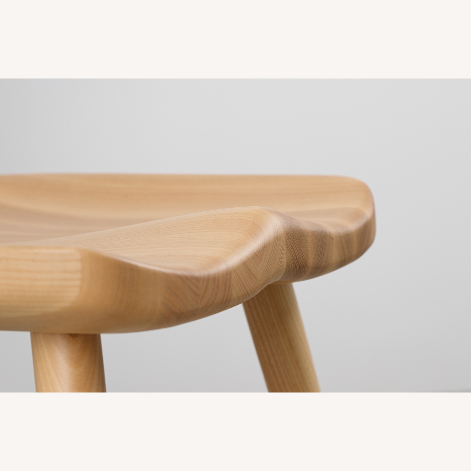Natural Solid Wood Dining Chair - image-5
