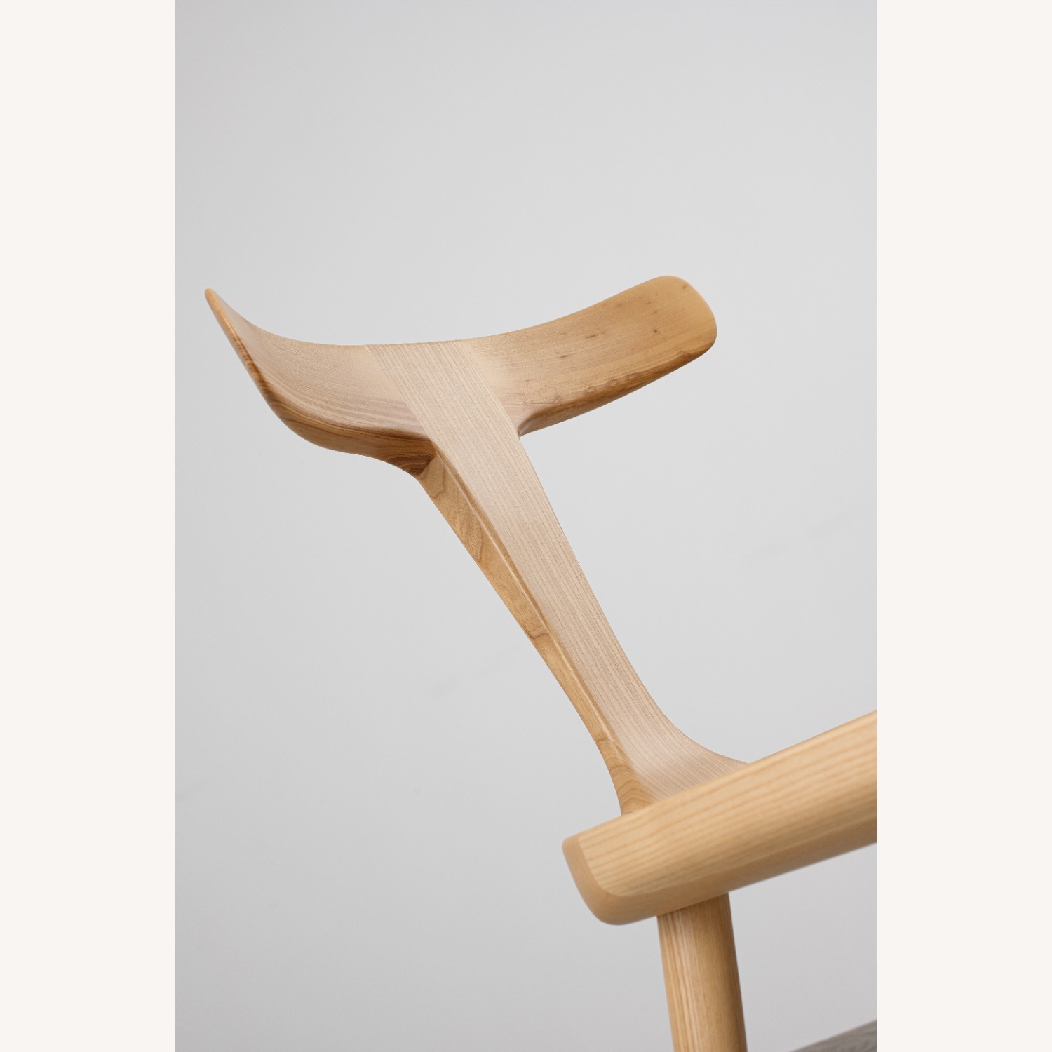 Natural Solid Wood Dining Chair - image-6