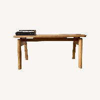 Tayyib Goods Natural Wood Bench