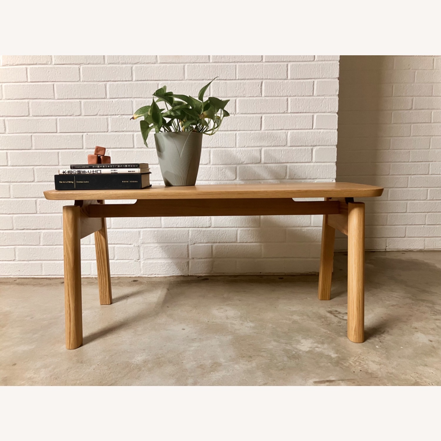 Tayyib Goods Natural Wood Bench - image-3