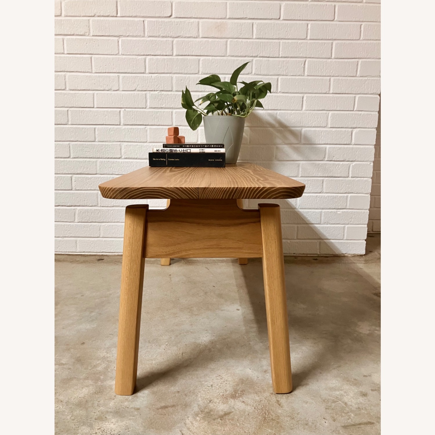 Tayyib Goods Natural Wood Bench - image-5