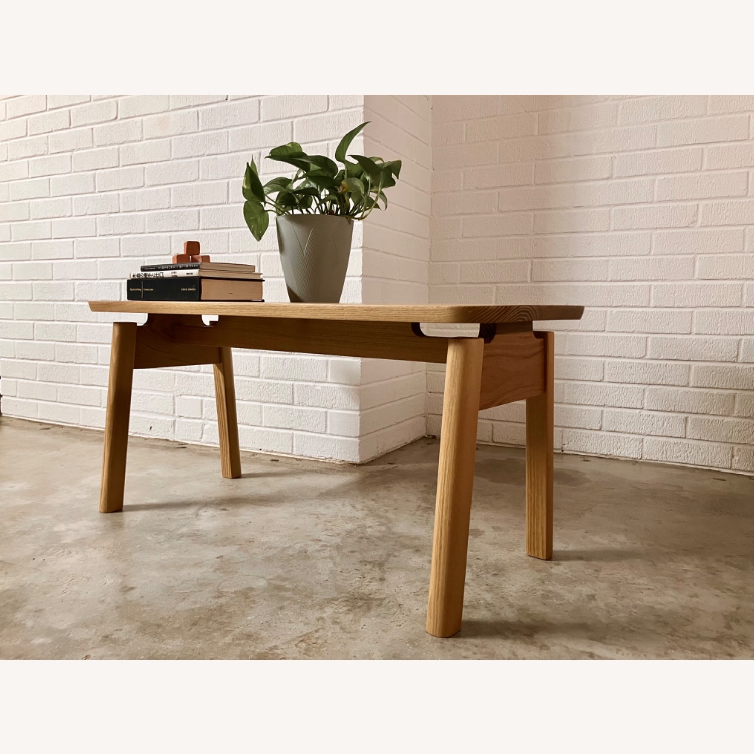 Tayyib Goods Natural Wood Bench - image-2