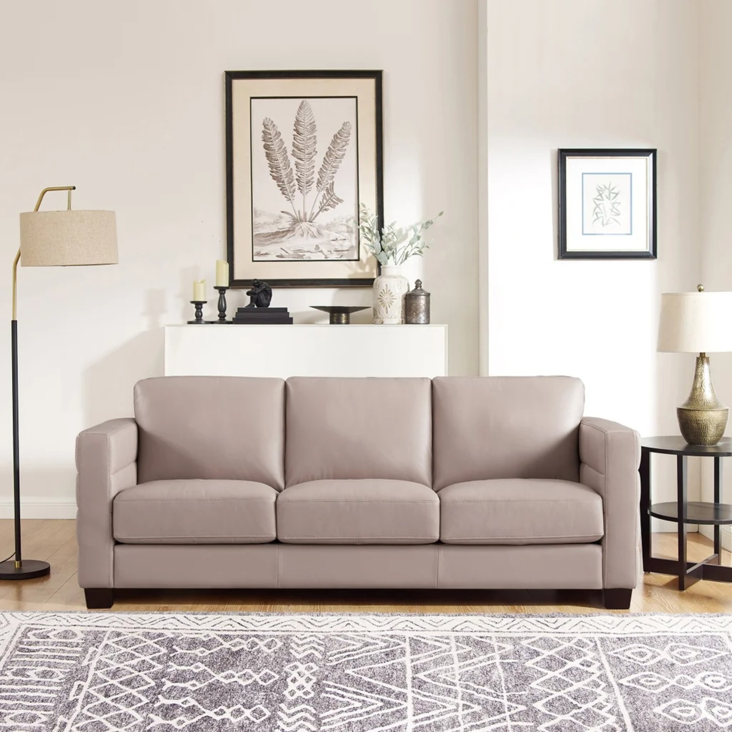 Del Mar Leather 3+ Seater Sofa - image-6