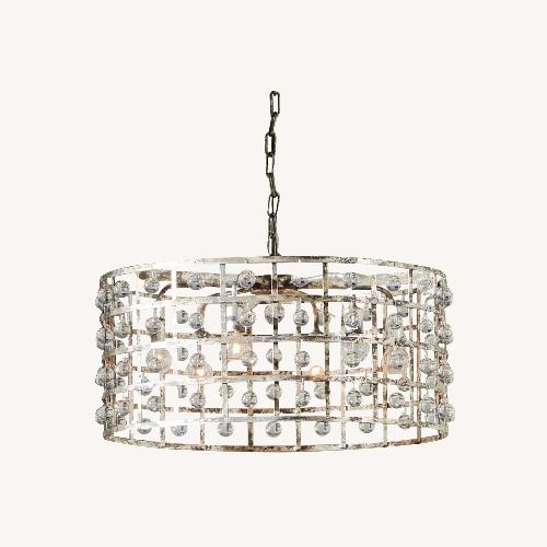 Used Arhaus La Cage Round Silver Clay for sale on AptDeco