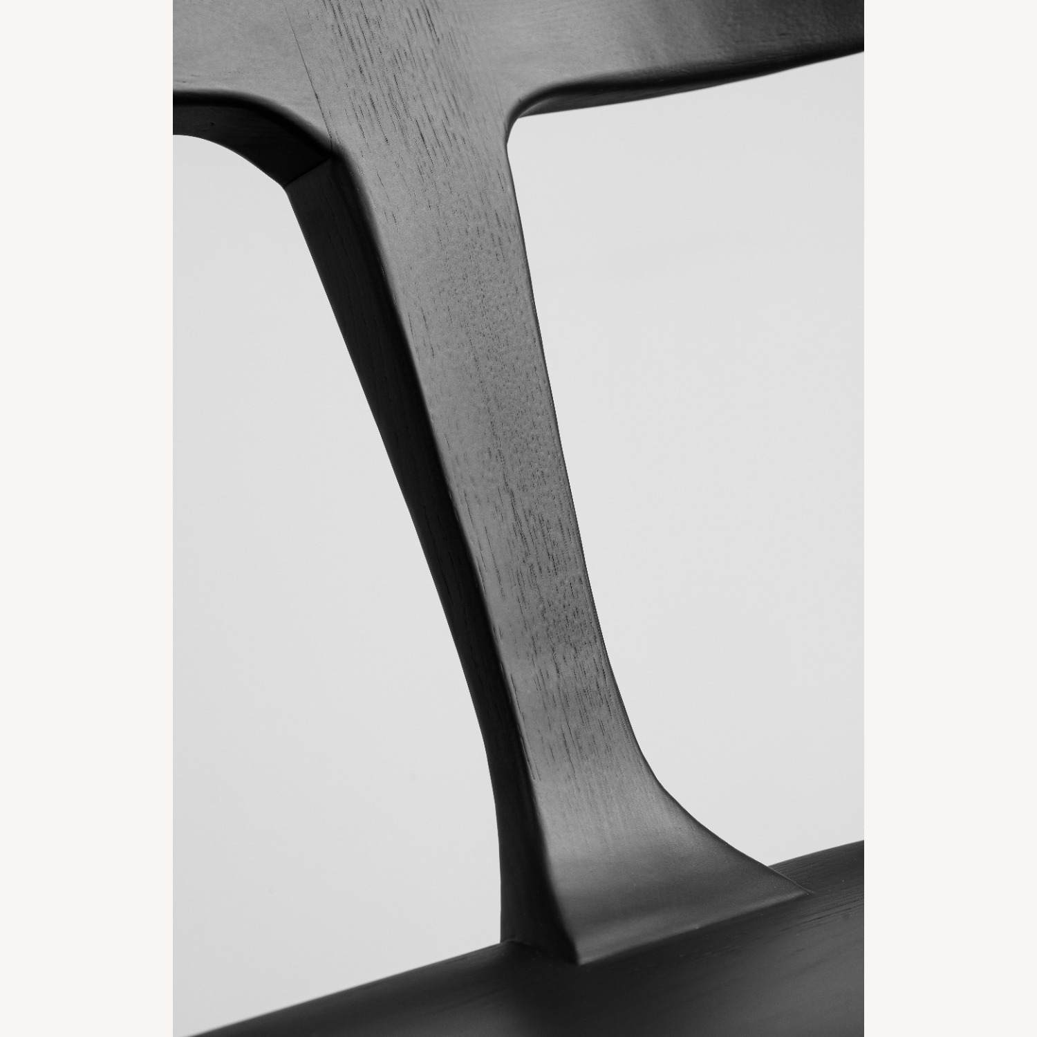 Black Solid Wood Entryway Bench - image-4