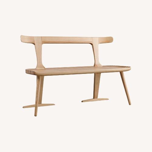 Used Natural Solid Wood Entryway Bench for sale on AptDeco