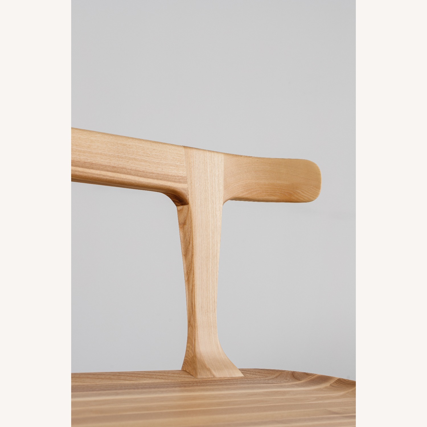 Natural Solid Wood Entryway Bench - image-3