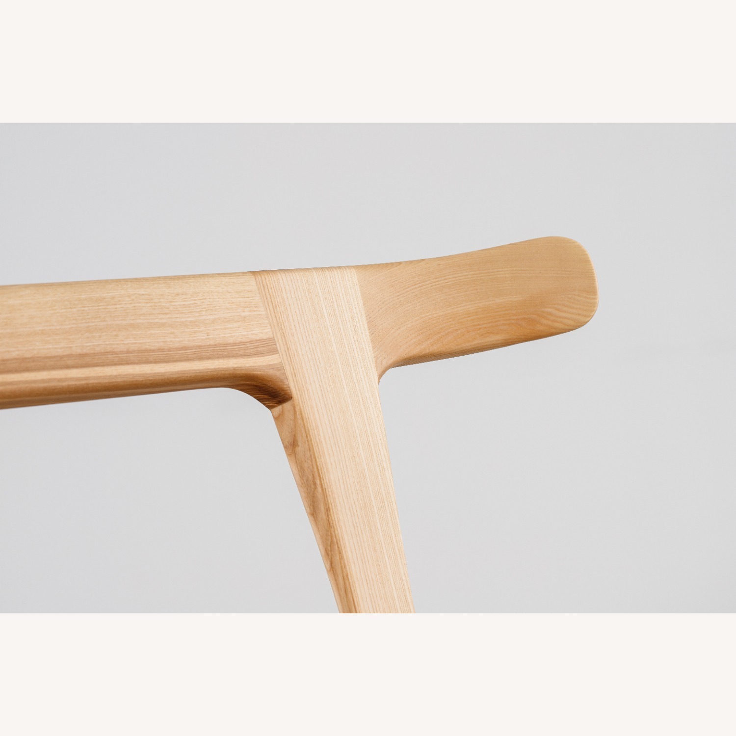 Natural Solid Wood Entryway Bench - image-2