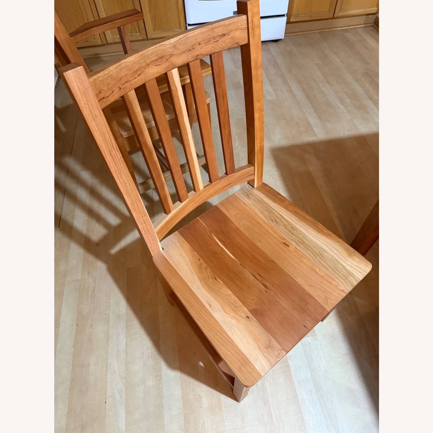 Solid Cherry Wood Table and Chairs - image-3