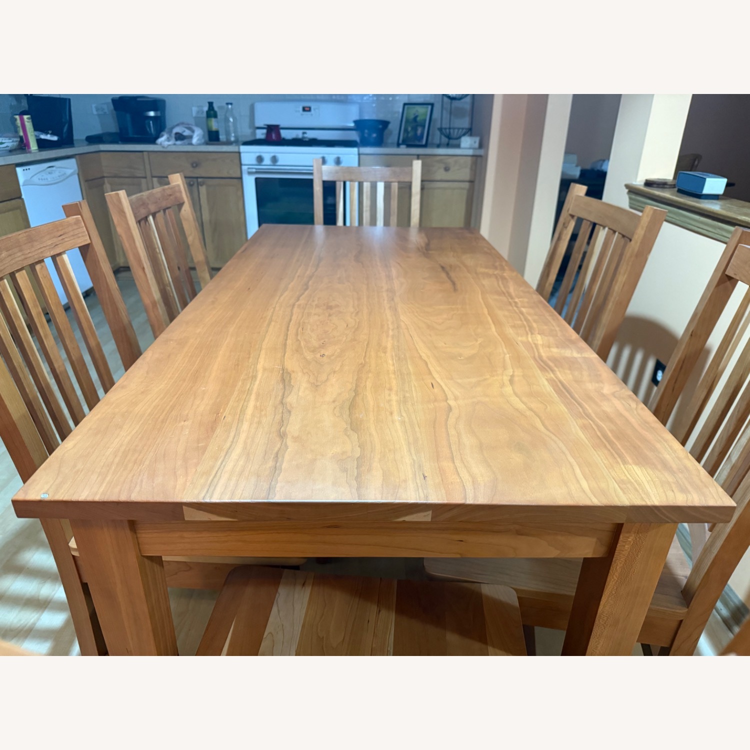 Solid Cherry Wood Table and Chairs - image-4