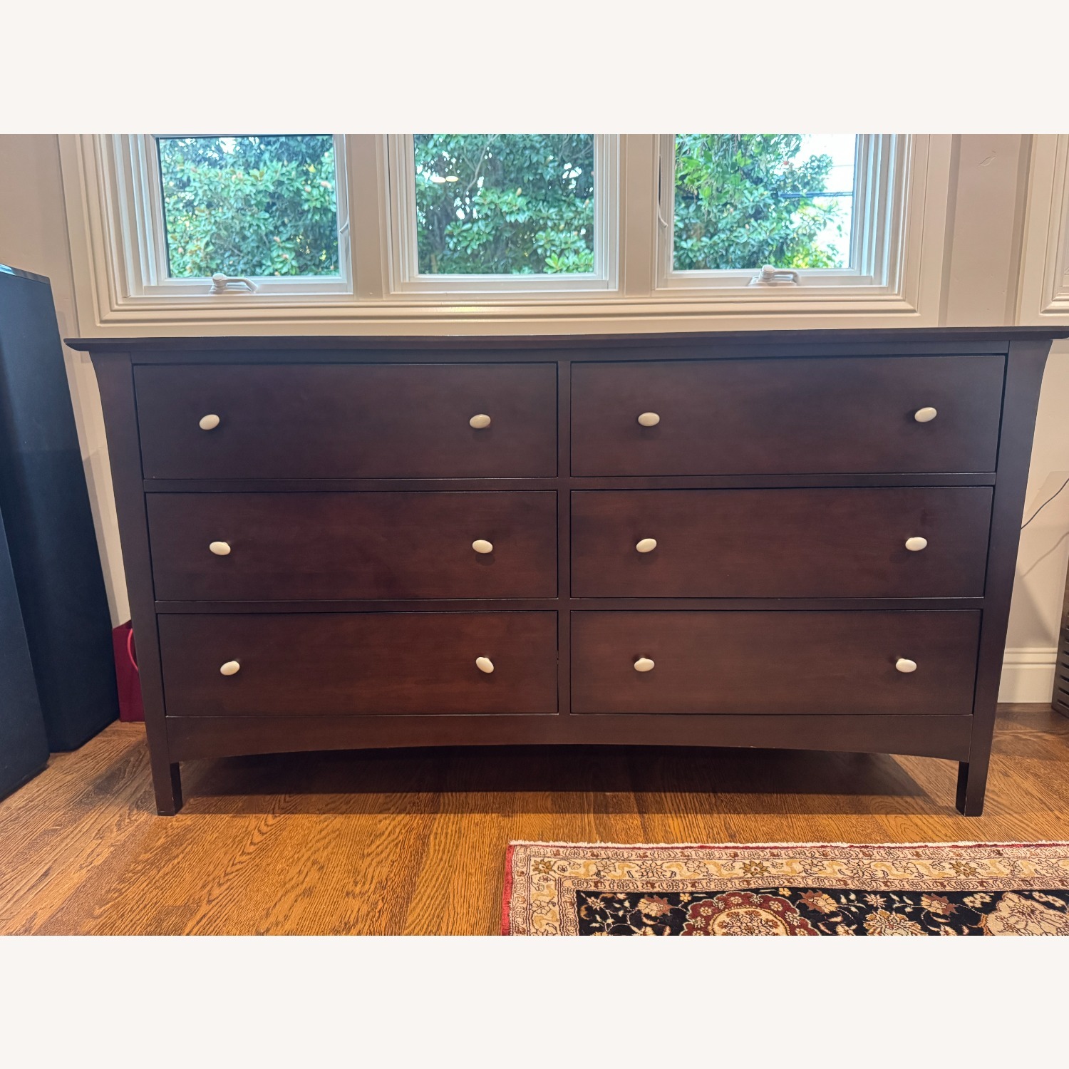 Solid Maple Hardwood Dresser - Espresso - image-1