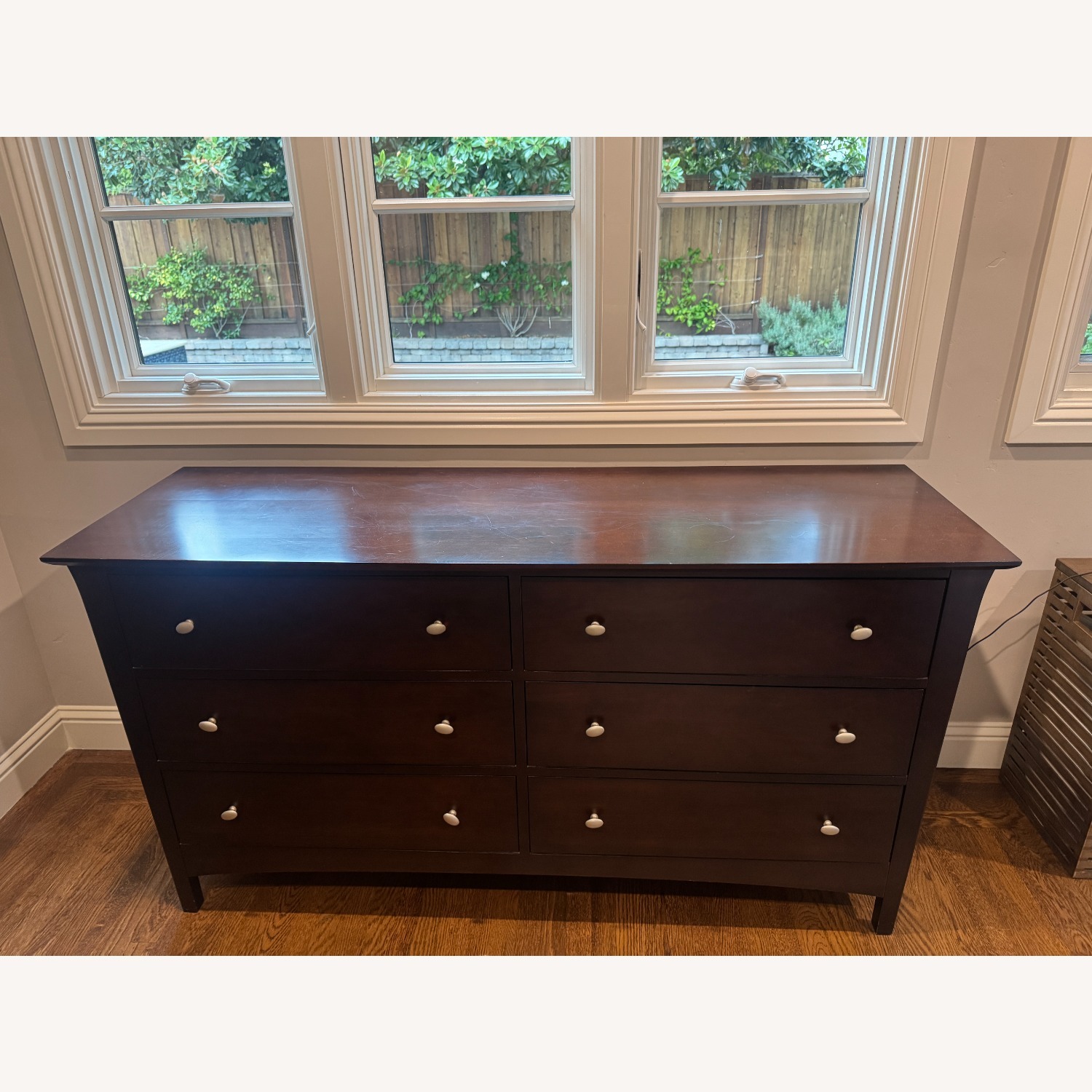 Solid Maple Hardwood Dresser - Espresso - image-3