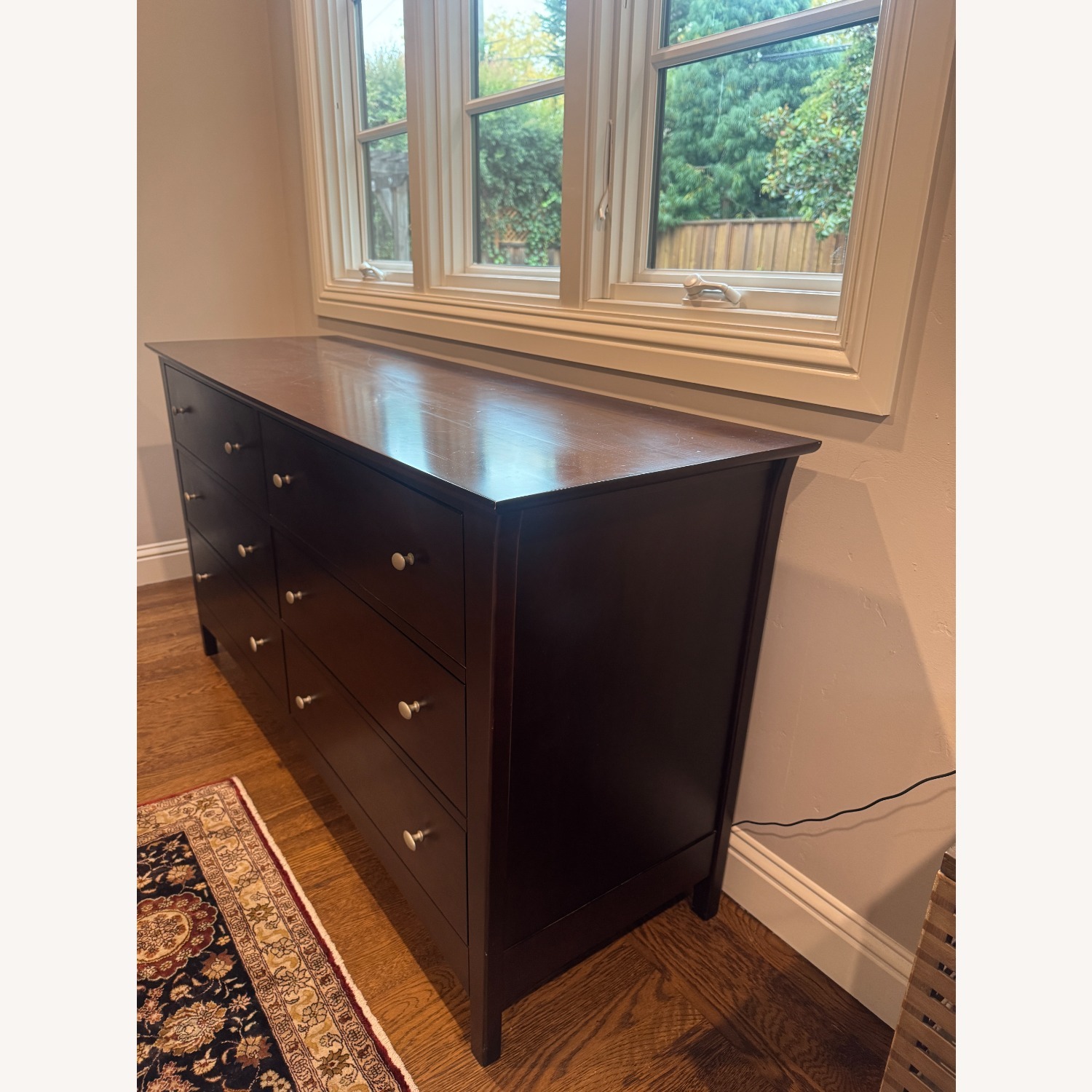 Solid Maple Hardwood Dresser - Espresso - image-2