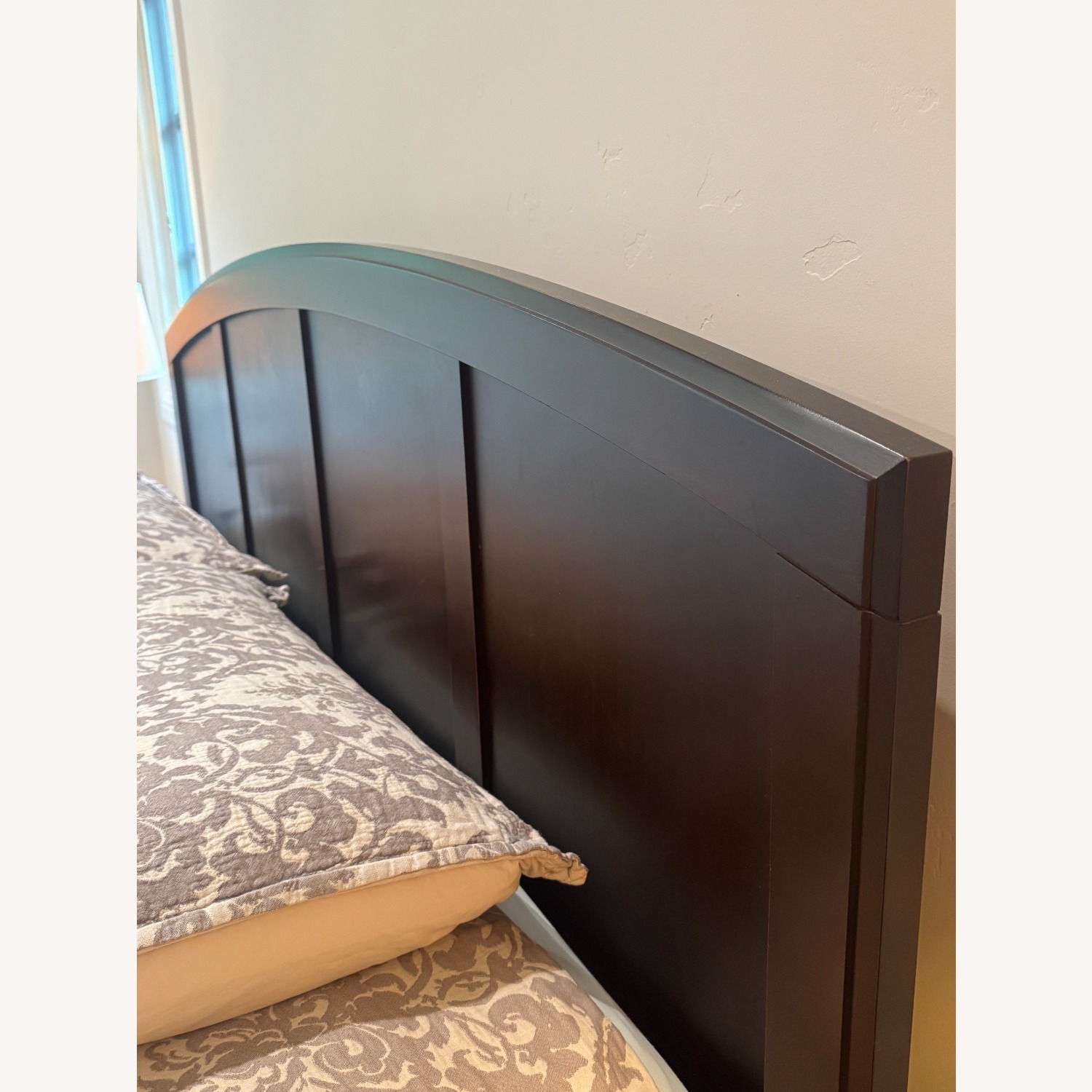 Baronet Dark Brown Wood King Bed - image-3