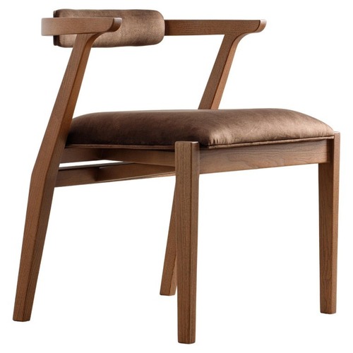 Used Dark Brown Solid Wood Dining Chair for sale on AptDeco