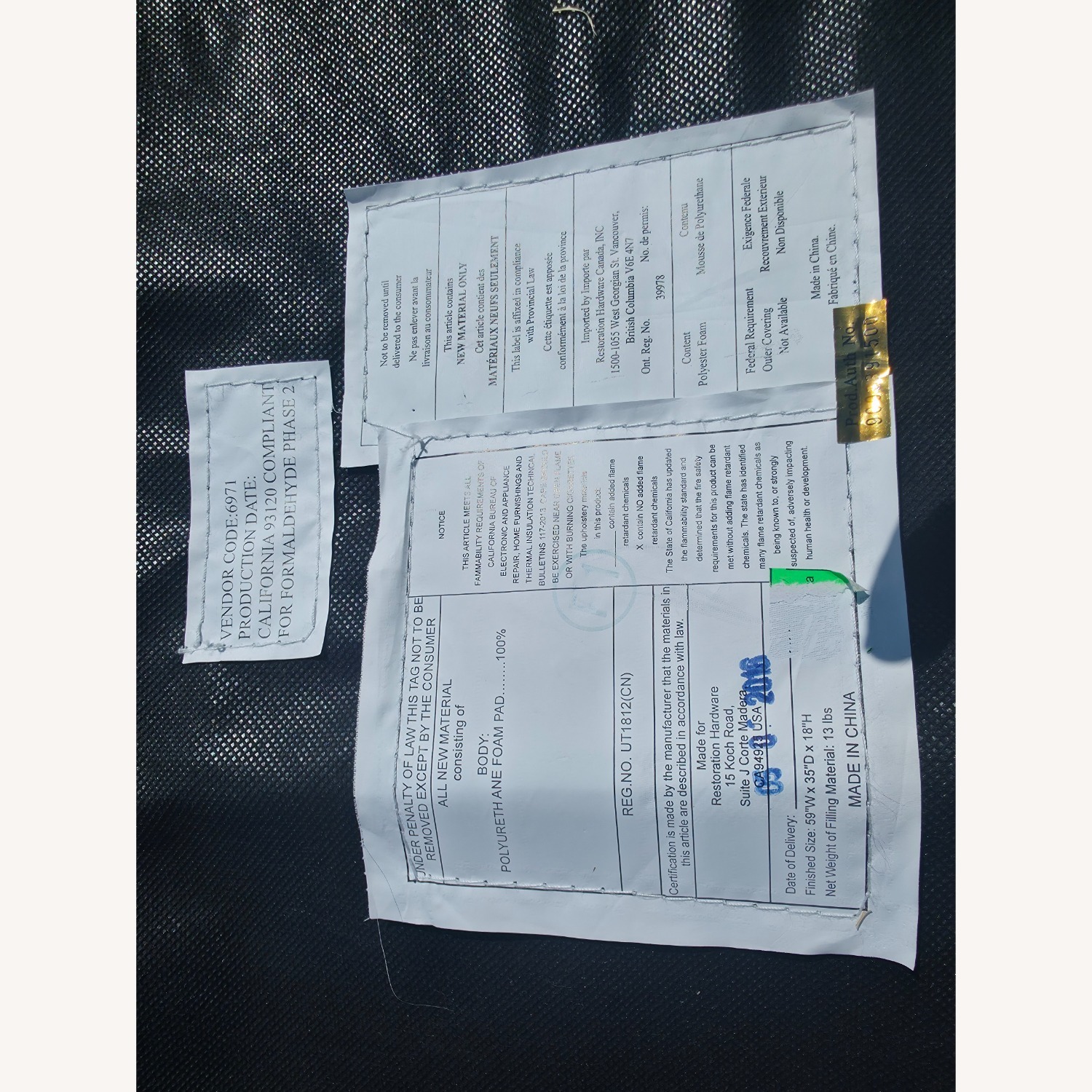 Restoration Hardware Kensington Leather 3+ Seater Sofa - image-4