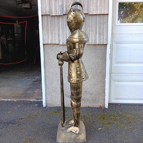 Used Vintage Repro Suit of Armor W Bronze Patina for sale on AptDeco
